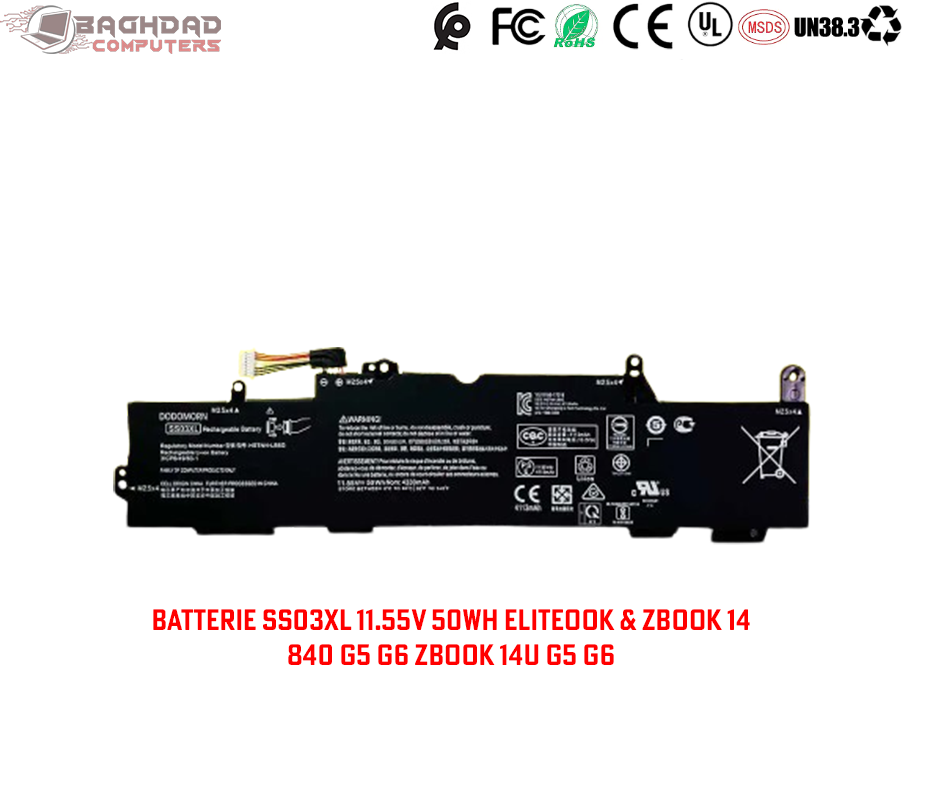 Batterie SS03XL HP EliteBook 840G5 G6 ZBook 14U G5/G6...
