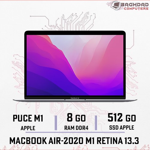 MACBOOK AIR 13-2020 M1 (8Go/512Go)