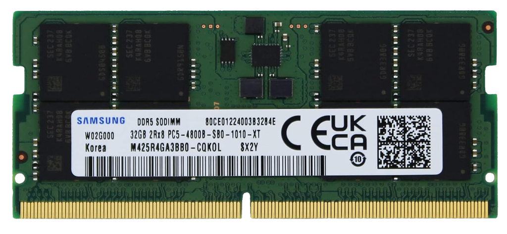Samsung 32Go DDR5 4800MHz PC5-38400 SODIMM