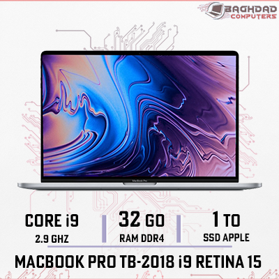 MACBOOK PRO 2018 15 i9 2.9 32Go 1To