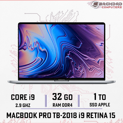 MACBOOK PRO 2018 15 i9 2.9 32Go 2To