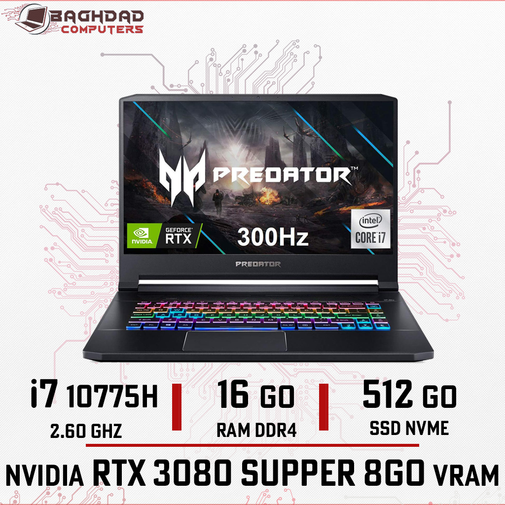 Acer Predator Triton 500 pt515 RTX 2080 Supper