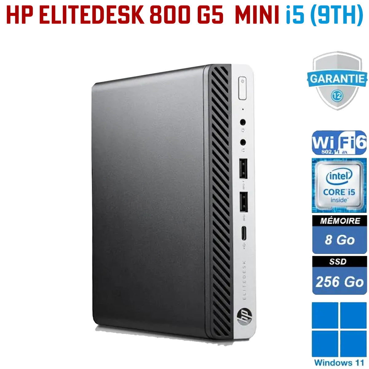 HP ELITEDESK 800 G5 i5 (9th) 8G 256G | BAGHDAD COMPUTERS BPC