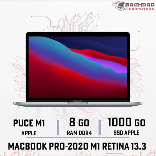 [MBP132020M1] MACBOOK PRO 13-2020 M1 8 1 To