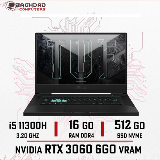 [ATDF15FXI511N] ASUS TUF DASH F15 FX516PM (i5 11th NEUF)