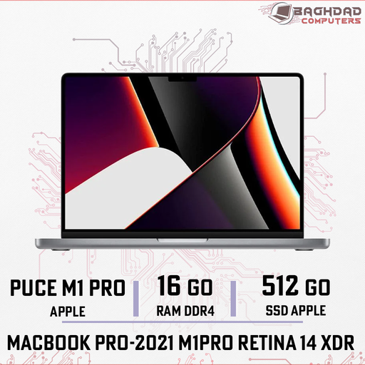 [MP142021M1PNew] MACBOOK PRO 14 2021 M1 PRO (Neuf)