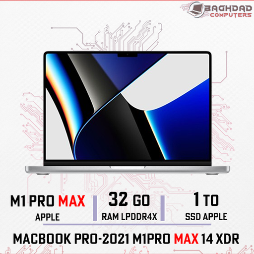 Macbook Pro 14" M1 Max GPU3 2Core (32GB, 1To)