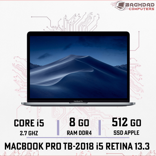 [MPTB13] MACBOOK PRO TB 13" 2018 i5