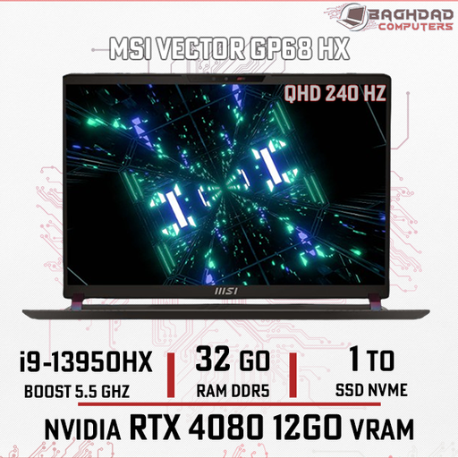 MSI VECTOR GP68 HX 13VH (i9-13950HX) RTX4080 32Go