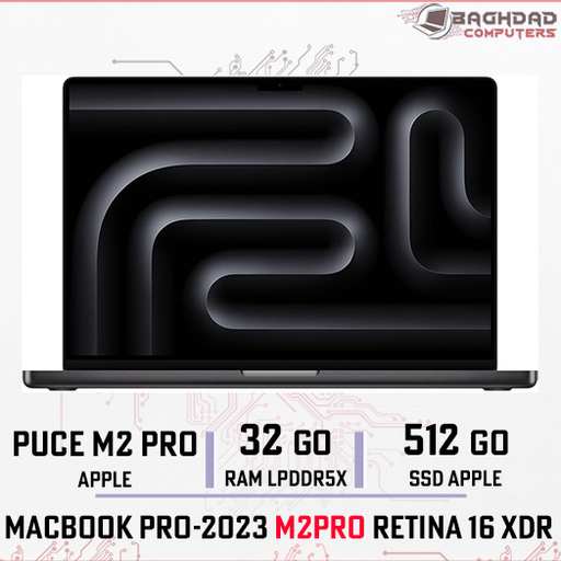 Macbook Pro 16.2 2023 (M2 Pro) 32G 512Go
